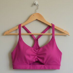 Champion Fuchsia Pink Keyhole Sports Bra - Size Small
